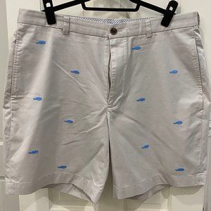 Men's Brooks Brothers Khaki Shorts with Blue Whale